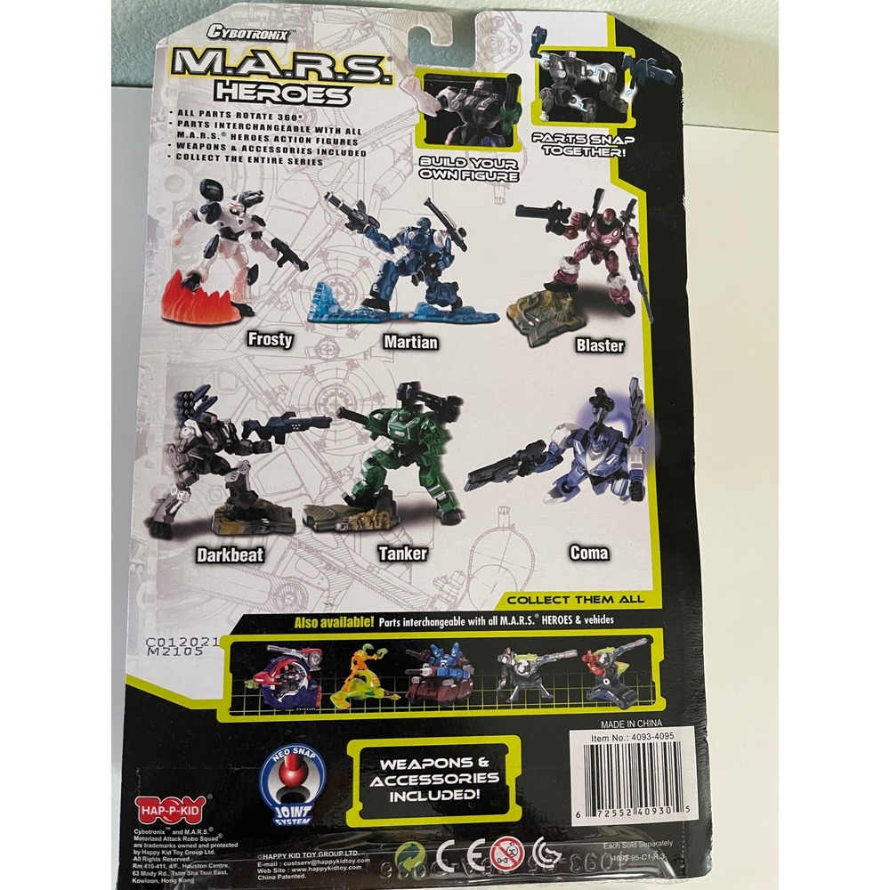 M.A.R.S Heroes Parts Interchangeable Create & Build Robot Action Figures Set New - Picture 5 of 5